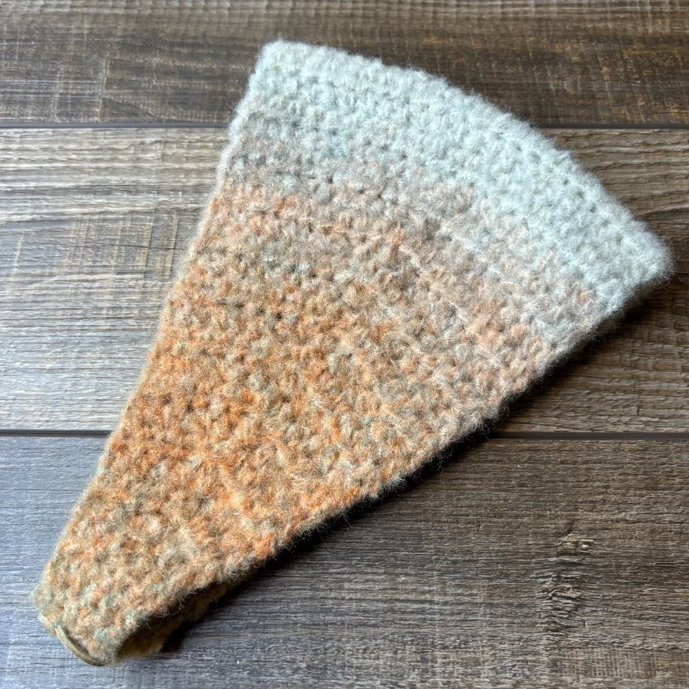 Crochet Headband Ear‎ Neck Warmer 3 in 1 Cozy Handcrafted Handmade Knit